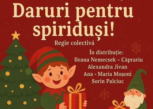 Spiridușii vin în Regatul Sărbătorilor de Iarnă! Vor primi daruri
