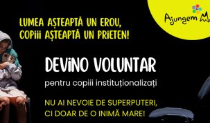 Sprijin pentru copiii instituționalizați! Se caută voluntari pentru cei mici din centrele de plasament din zona Lugoj-Făget