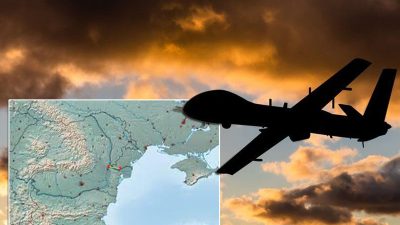 O dronă de război a survolat Periprava și Chilia Veche!