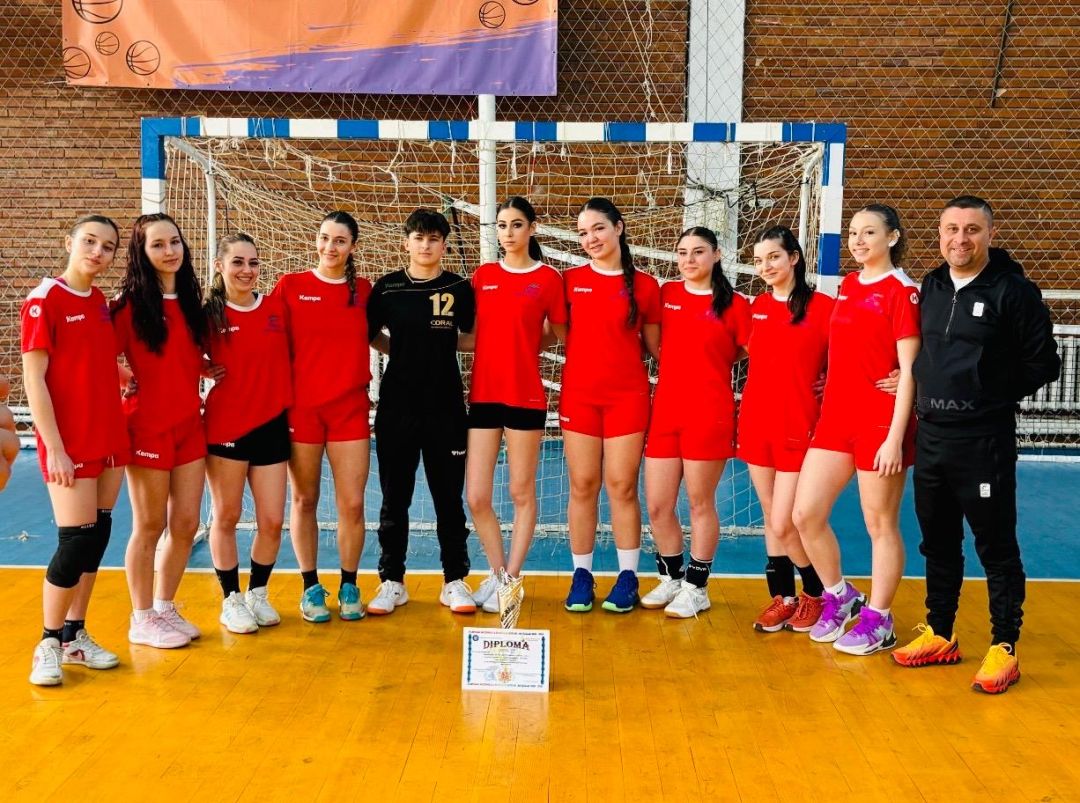 Loc pe podium pentru handbalistele de la Liceul „Ion Creangă” Tulcea!