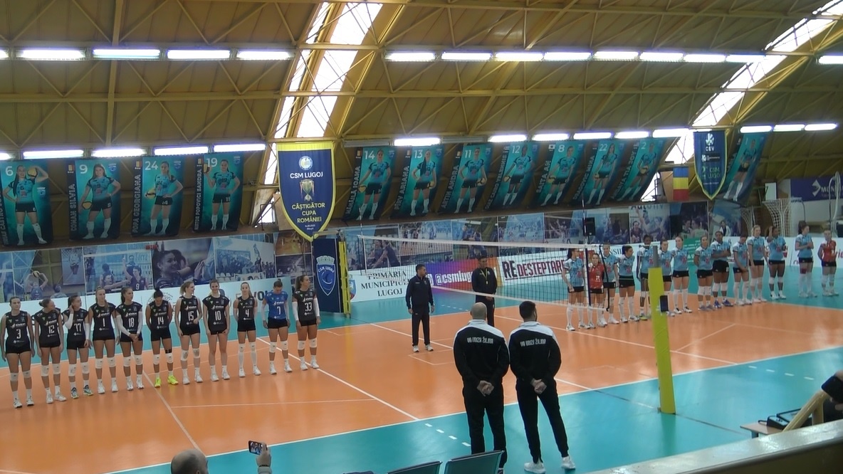 Volei feminin: CSM Lugoj se impune categoric în fața finalistei Cupei Slovaciei, 3-0 cu V.A. Uniza Zilina