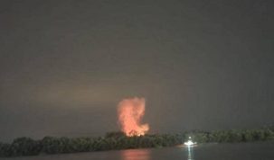 Locuitorii din Grindu alertați de explozia unei drone!