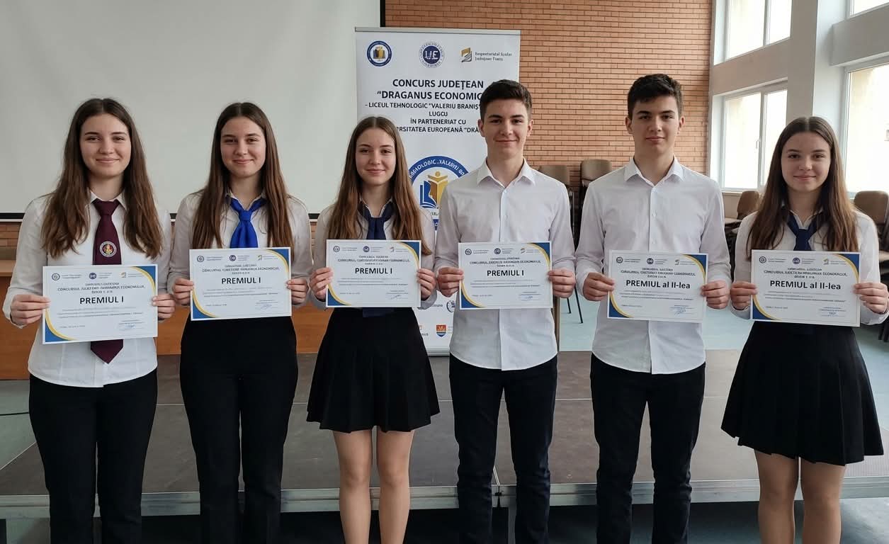 Elevii premianți de la Hasdeu la Draganus Economic
