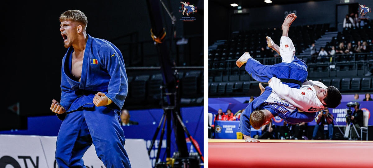 [FOTO] A strălucit la Europene! Lugojeanul Ioan Dzițac a învins Germania, Armenia și Georgia și a cucerit aurul continental pentru România