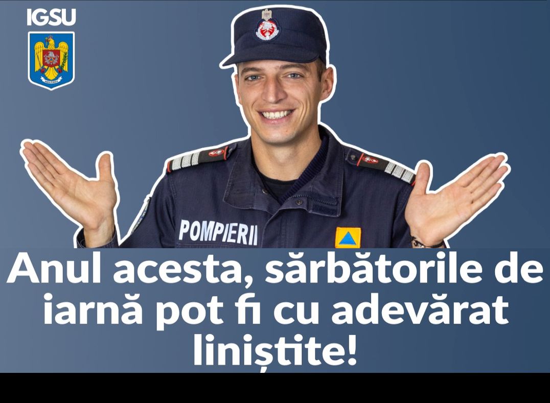 Profesionistă și inspirată: Campanie națională IGSU cu pompieri de la Tulcea!