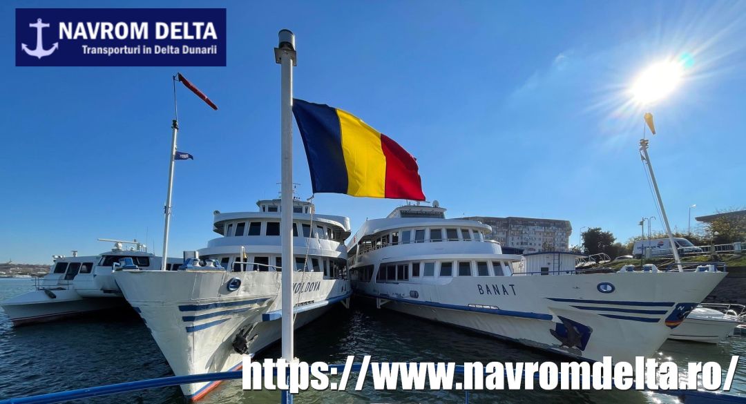 Navrom Delta a va realiza și în 2026 transportul de călători și mărfuri în deltă