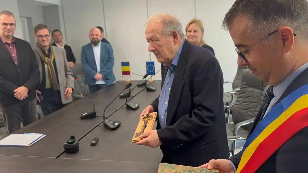 (VIDEO) Adam Michnik, un disident anticomunist din Polonia, onorat cu prima Cheie a Tulcei